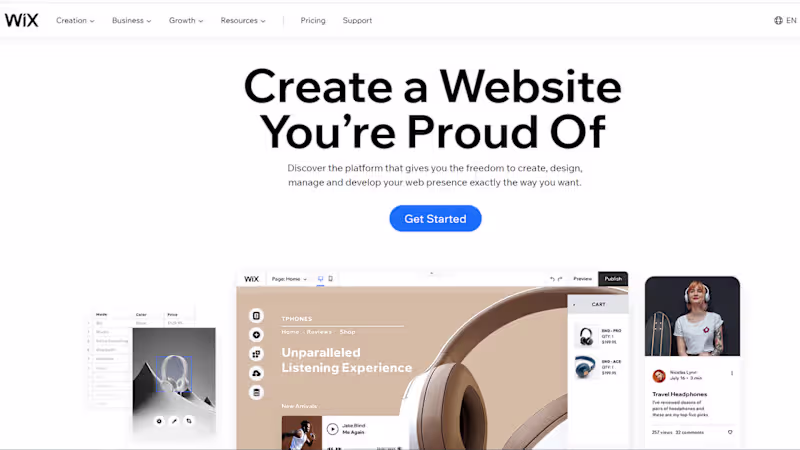 Cover image for Wix Website Design