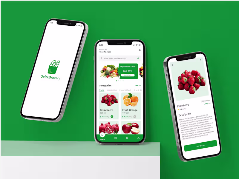 Cover image for Quick Grocery App