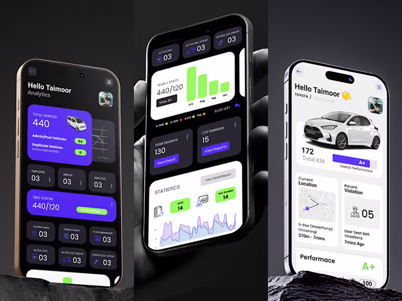 Cover image for UI/UX Design For Car Tracking Mobile App