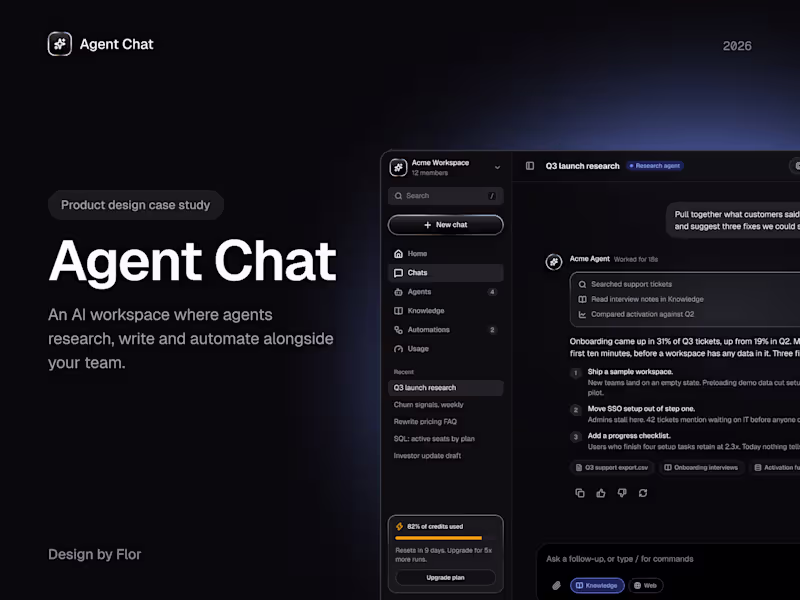 Cover image for Agent Chat: an AI workspace teams can trust