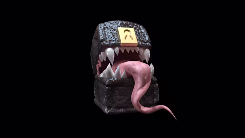 Cover image for Mimic Keycap was made for Womp's #Womptober2025 Challenge, a...