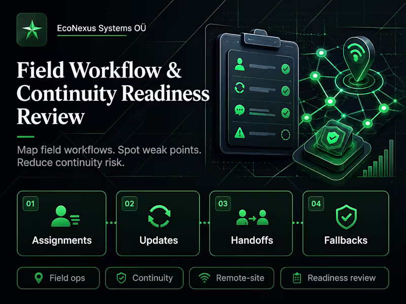 Cover image for Field Workflow & Continuity Readiness Review