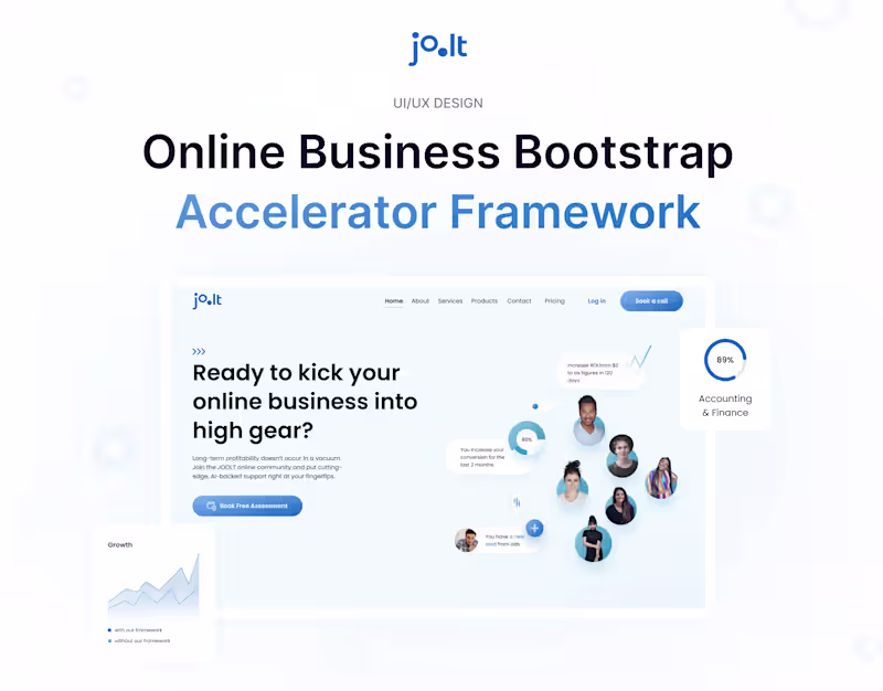 Cover image for UX/UI for Business Accelerator Software