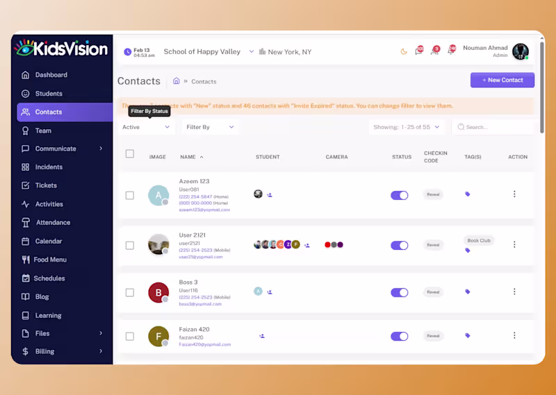 Cover image for KidsVision Web App