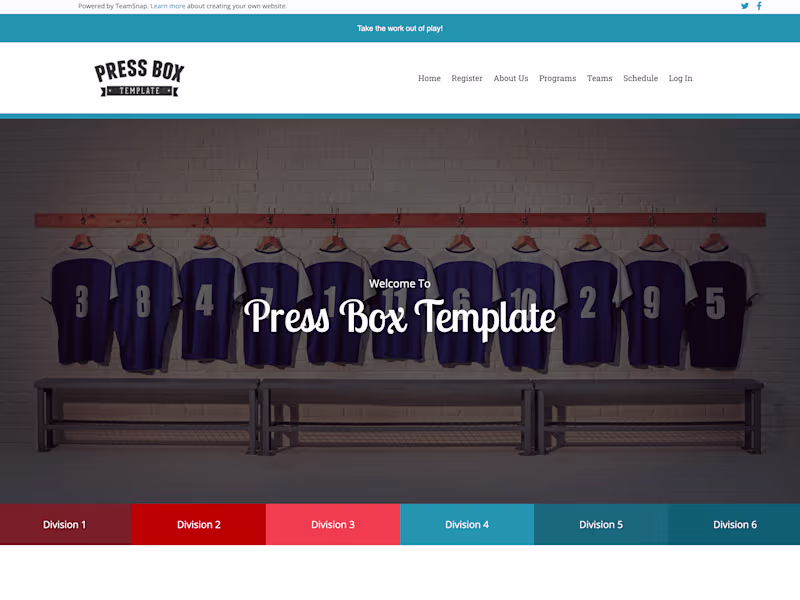 Cover image for Press Box Template | The.com