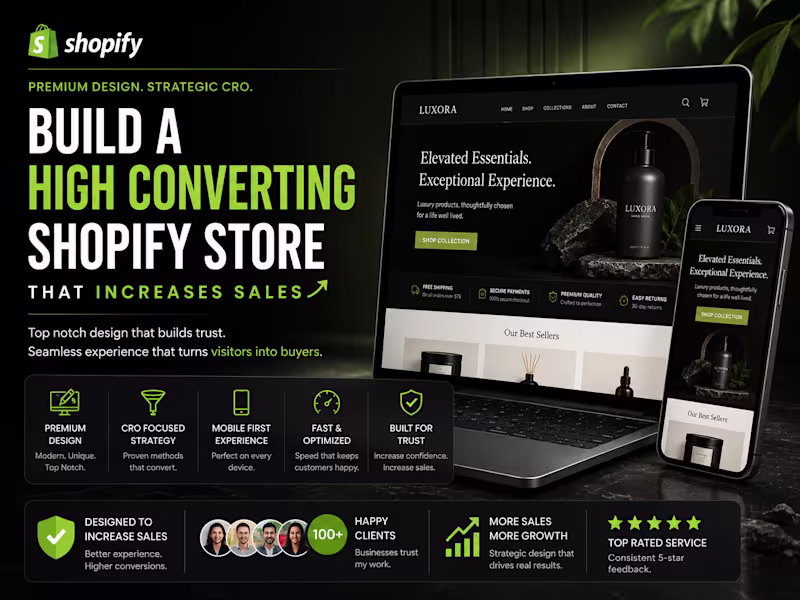 Cover image for Build a High-Converting Shopify Store That Increases Sales