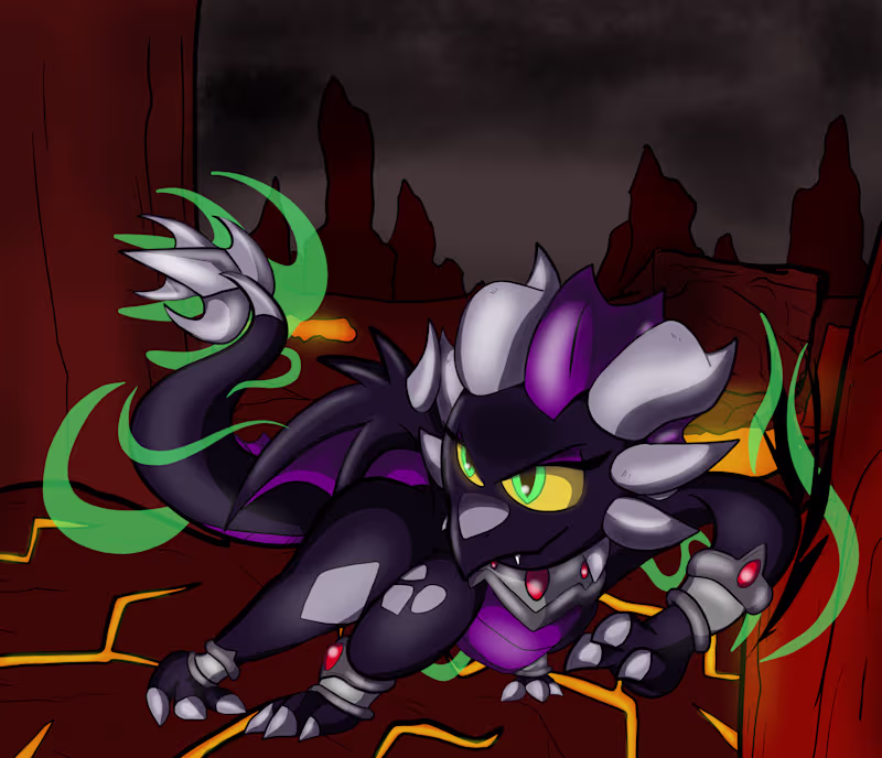 Cover image for Feuriah | Original Dragon Character