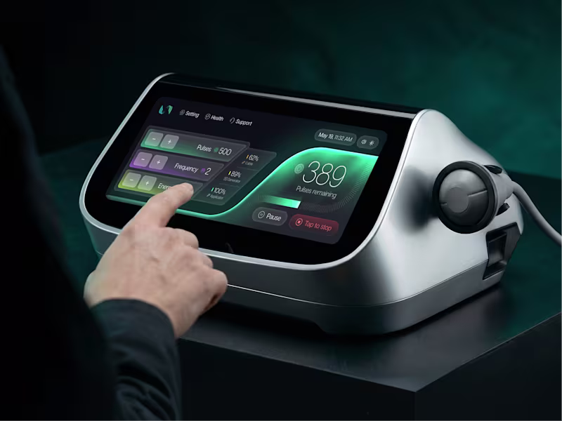 Cover image for HMI interface for medical equipment