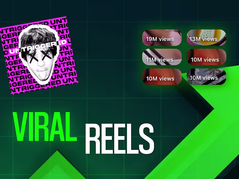 Cover image for Editing Viral Reels for Untriggered Podcast: Millions of Views