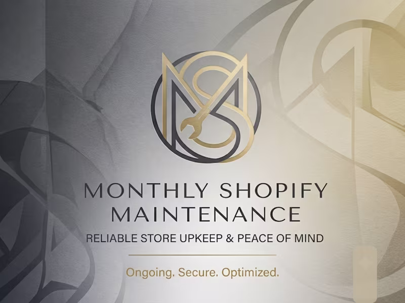 Cover image for Monthly Shopify Maintenance