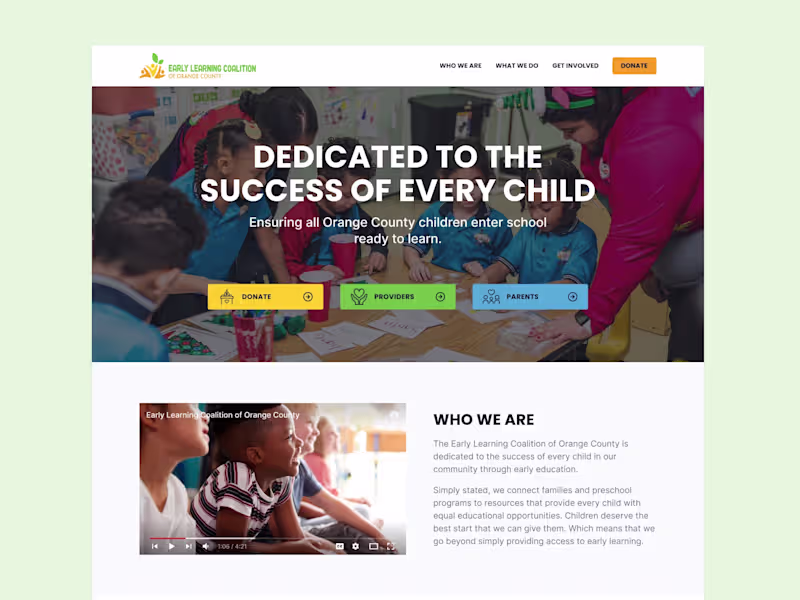 Cover image for Early Learning Coalition