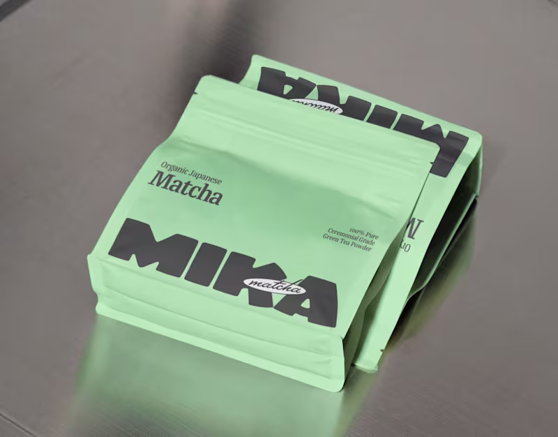 Cover image for Matcha Powder & Latte | Brand Identity | Packaging