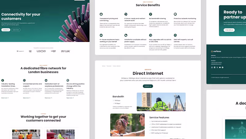 Cover image for Vorboss Partners Website Design & Webflow
