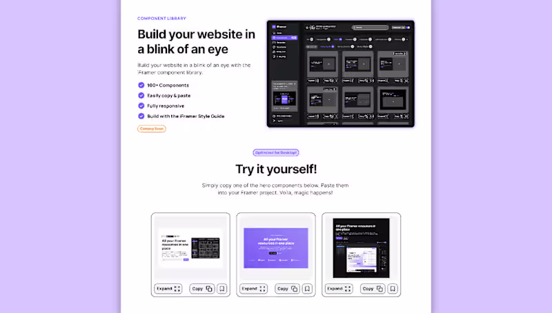 Cover image for Component Library Build for Framer - iFramer