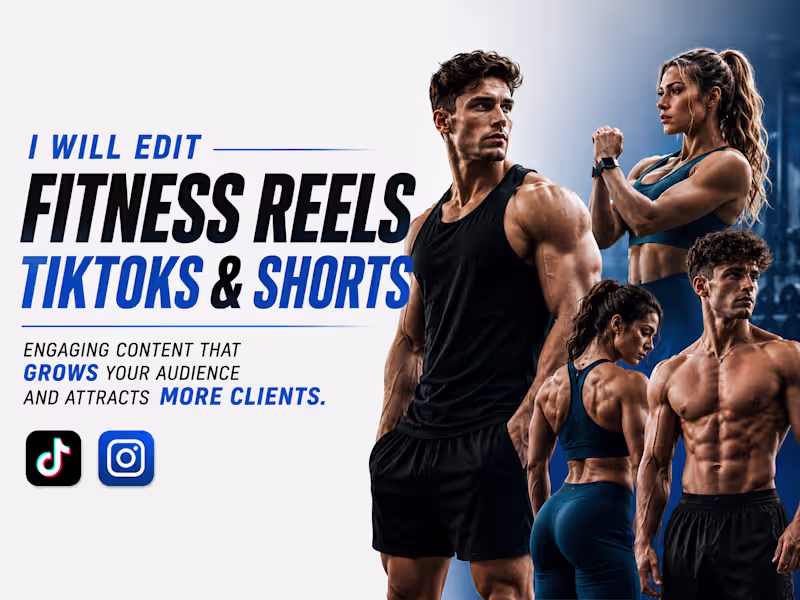 Cover image for I will edit premium short form content for fitness coaches