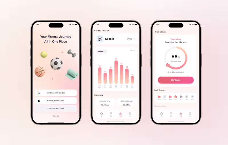 Cover image for Walking app design