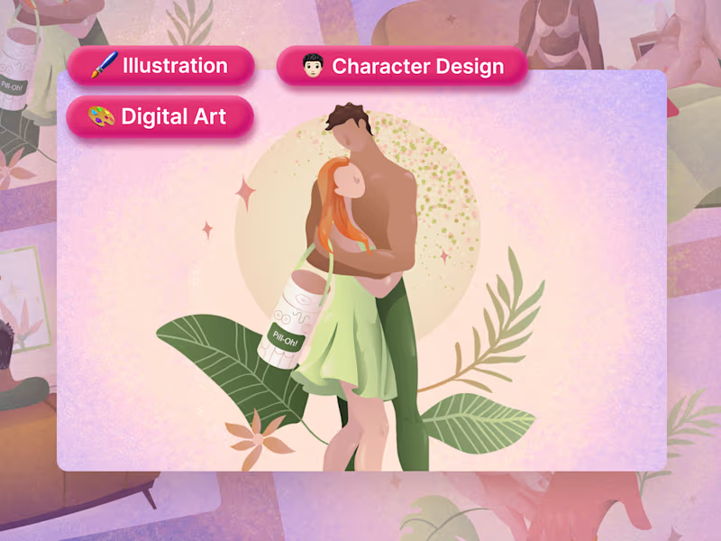 Cover image for Illustration | Vector Illustrator for Pillow Brand