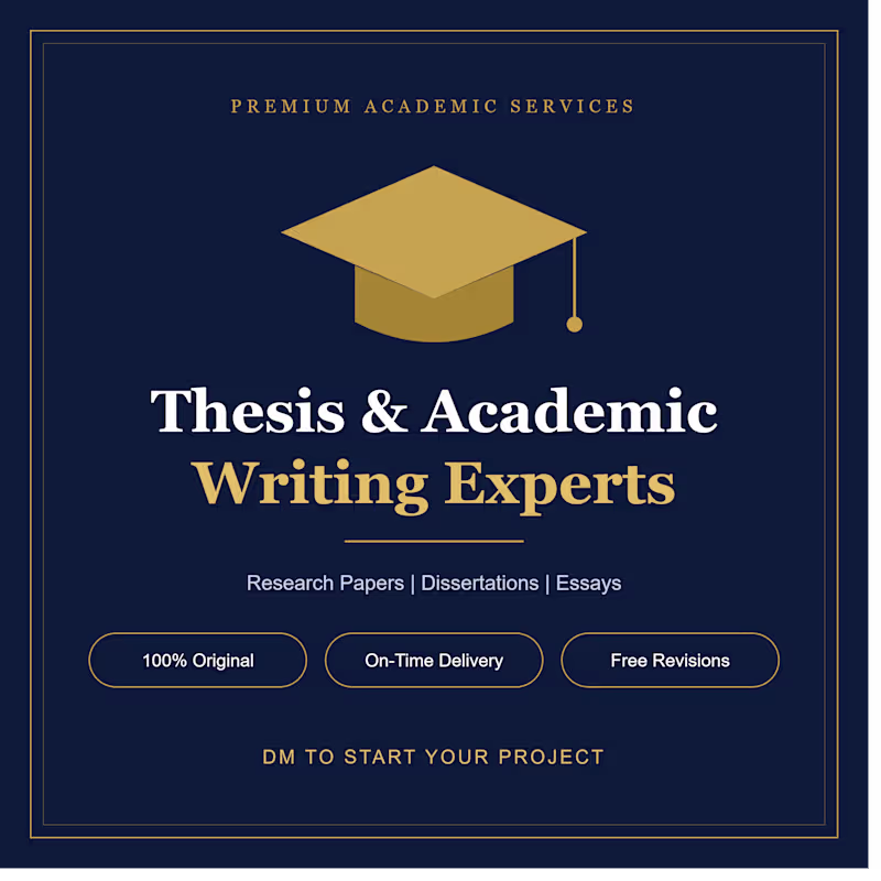 Cover image for Working on thesis and academic