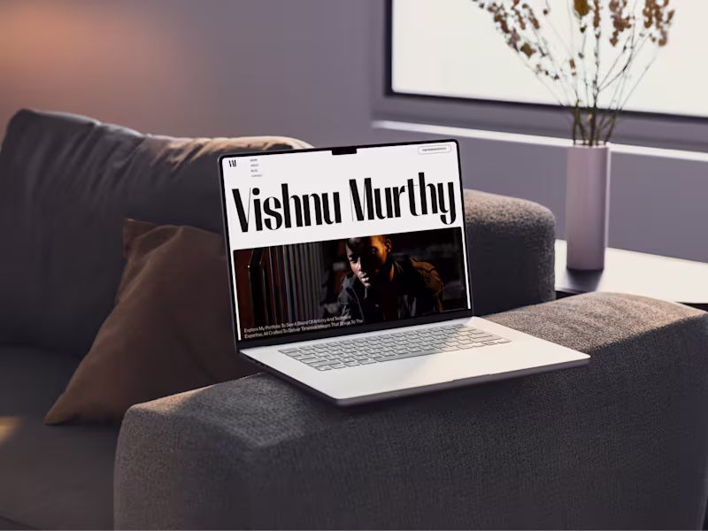 Cover image for Vishnu – Premium Framer Portfolio Template for Photographers