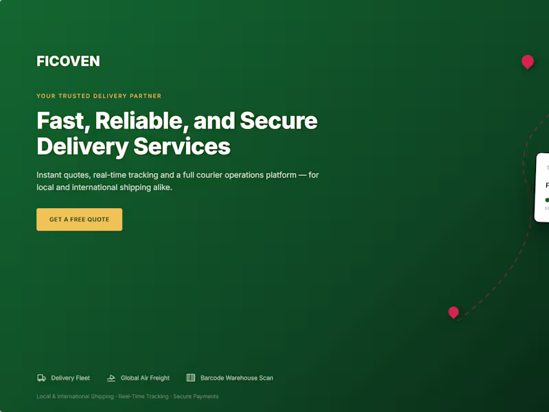 Cover image for Ficoven Express LTD - Shipping App