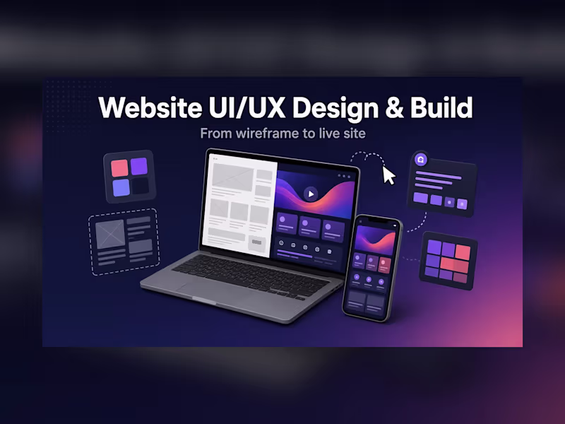 Cover image for Website UI/UX Design & Build