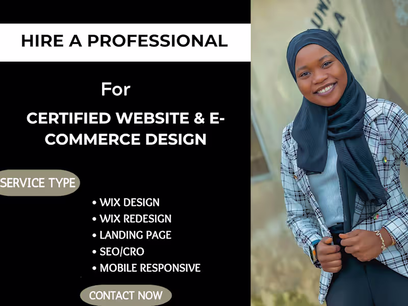 Cover image for Modern & Responsive Wix Website Design