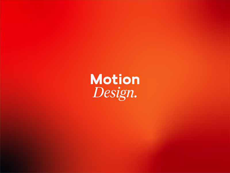 Cover image for Motion Design