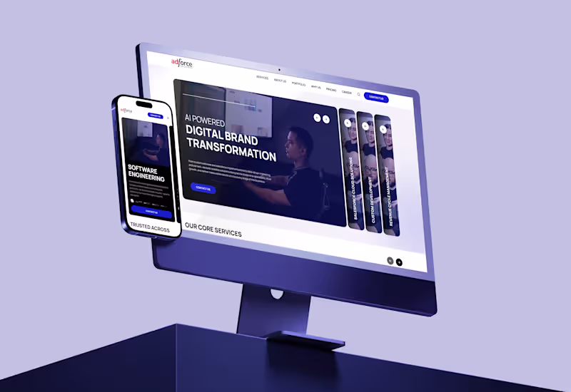 Cover image for Adforce Website Design Case Study
Building