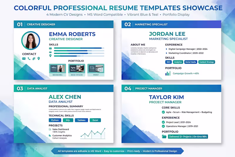 Cover image for Professional MS Word Document Formatting & Resume Design Service