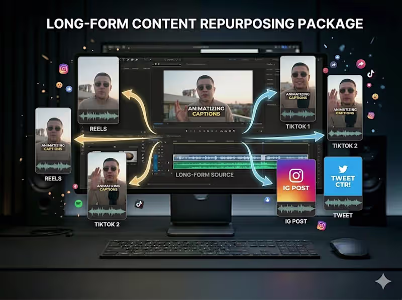 Cover image for Long-Form Content Repurposing Package
