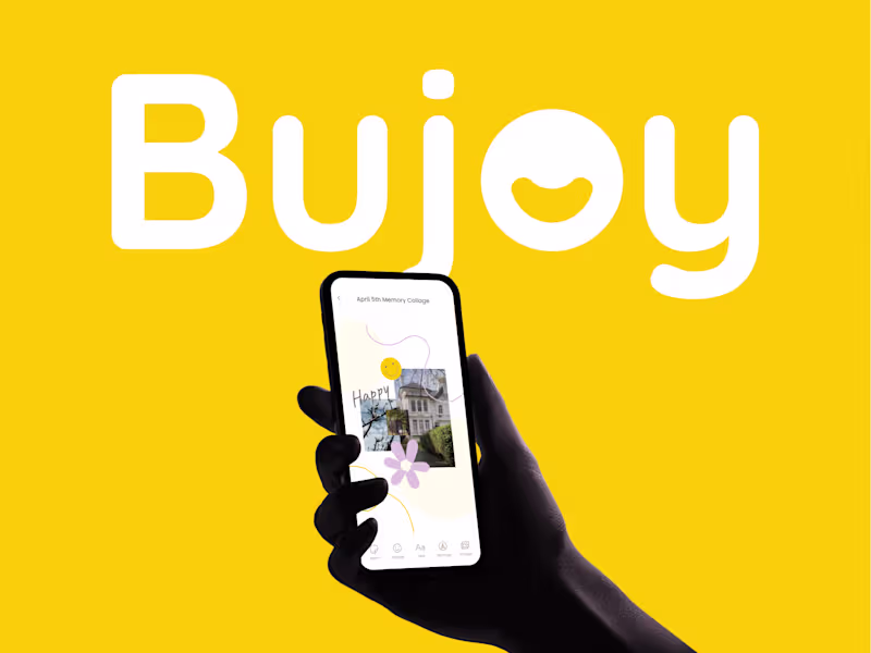 Cover image for  Bujoy: Award Winning Mobile App Design