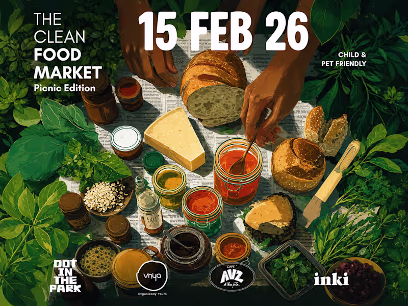 Cover image for Flyer Design for The Clean Food Market, Goa