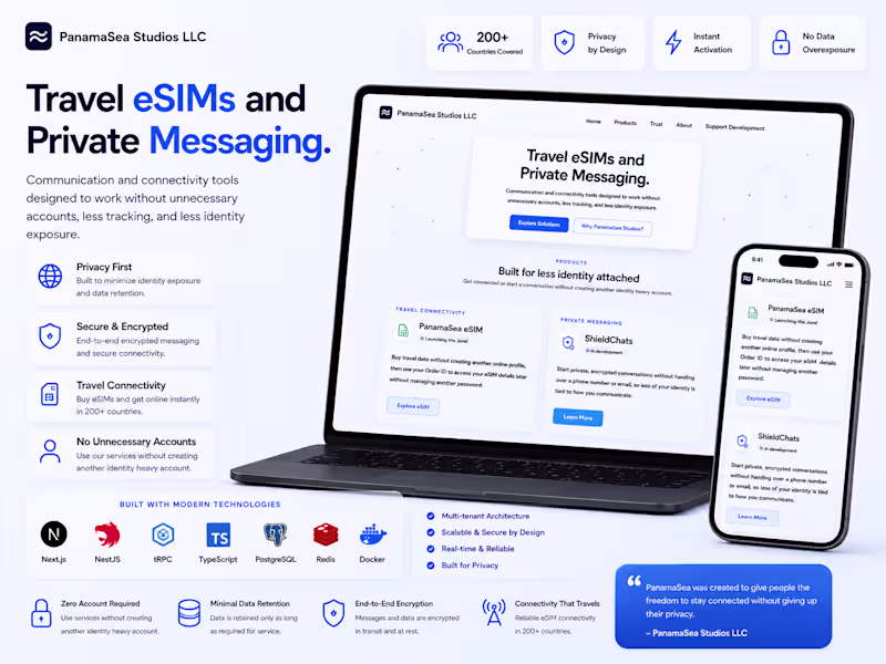Cover image for Privacy-First eSIM Commerce & Fulfillment Platform