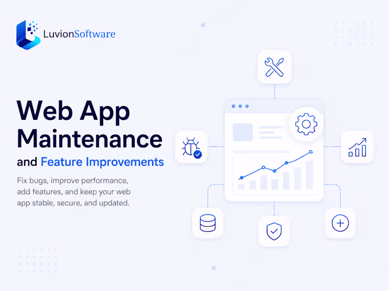 Cover image for Web App Maintenance and Feature Improvements