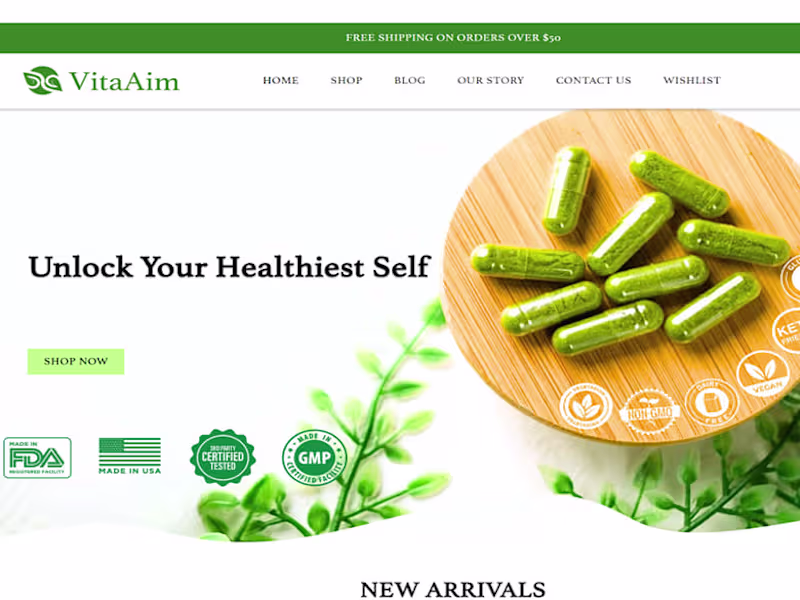 Cover image for Beautiful shopify Website