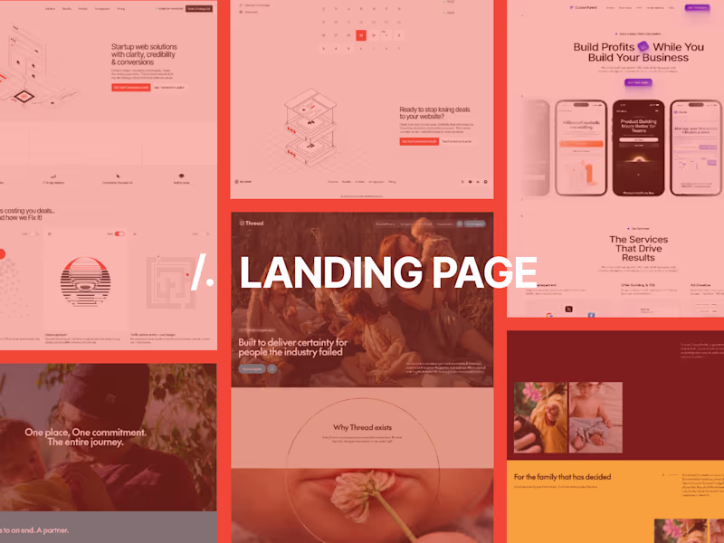 Cover image for Landing Pages Designed Around Your Brand