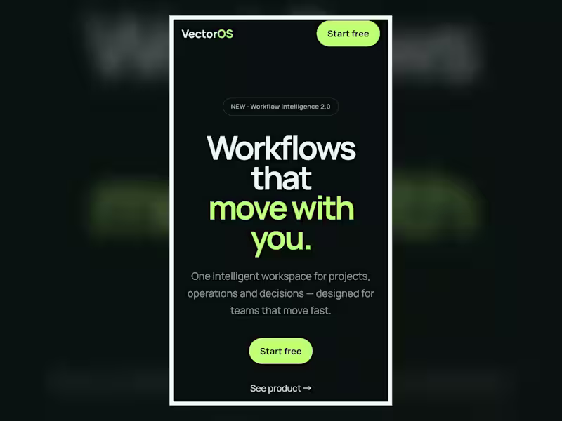 Cover image for SaaS Website — UI/UX & Frontend Development