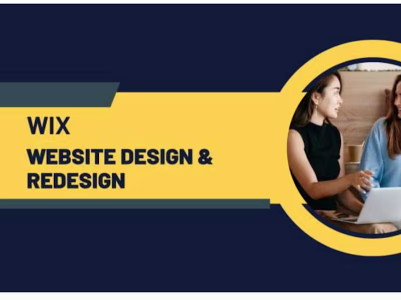 Cover image for Website Update / Wix / WIX redesign /Wix developer