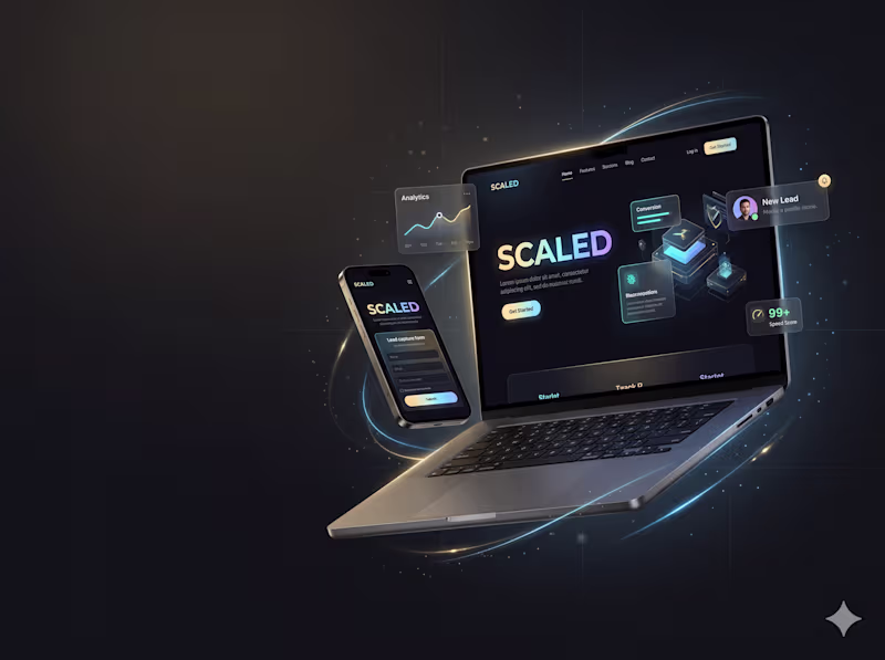 Cover image for Cinematic Landing Page That Converts (React + GSAP)