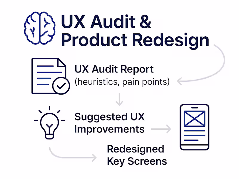 Cover image for UX Audit & Product Redesign