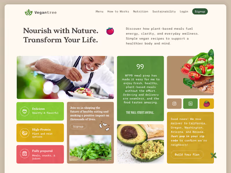 Cover image for Design Vegan Blogs with Vegantree: One Page Figma Template
