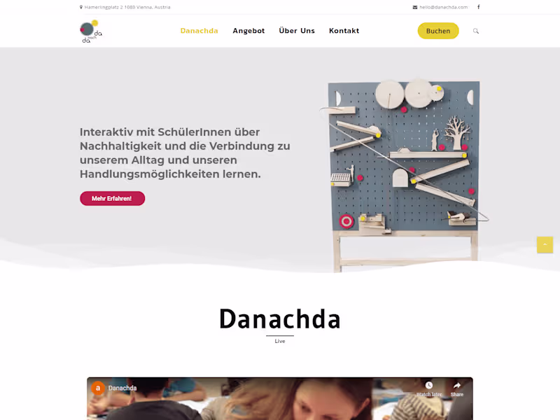 Cover image for Development of website which teaches about climate change.