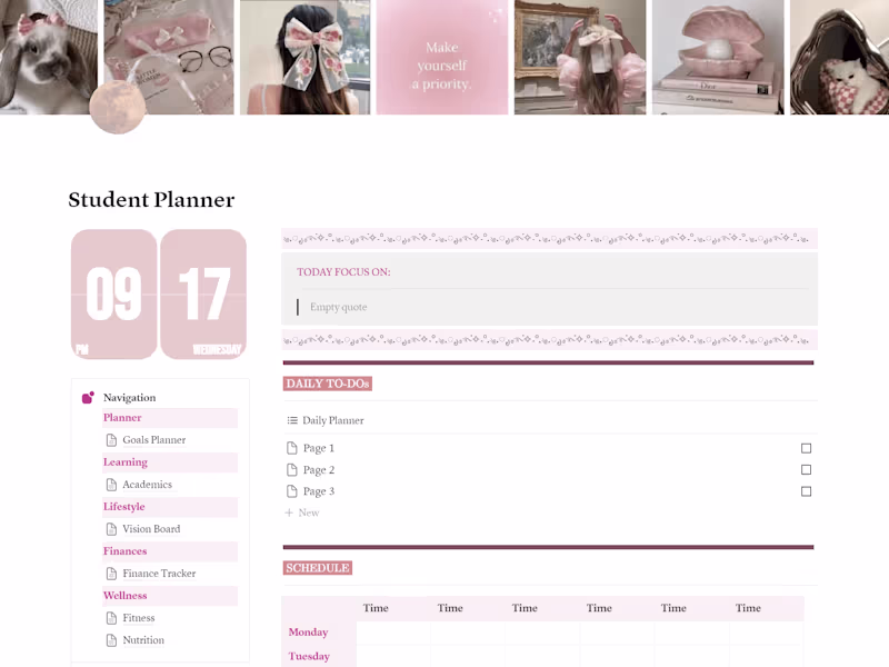 Cover image for Custom Build - Academic Planner