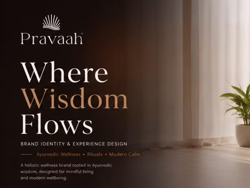 Cover image for Pravaah | Luxury Wellness Identity