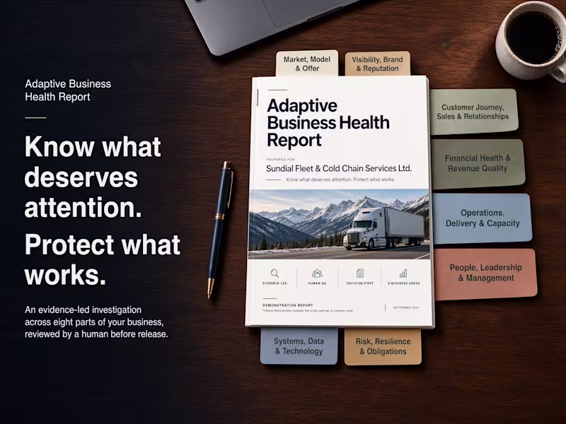 Cover image for Adaptive Business Health Report