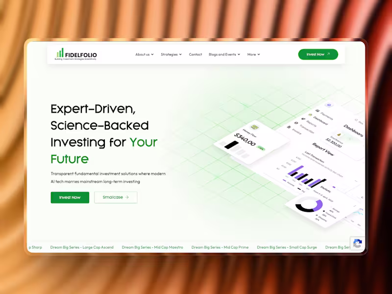 Cover image for Website Design for Investment Firm