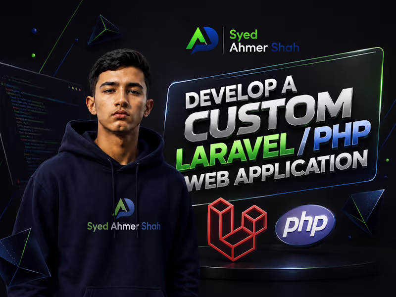 Cover image for Develop a Custom Laravel / PHP Web Application