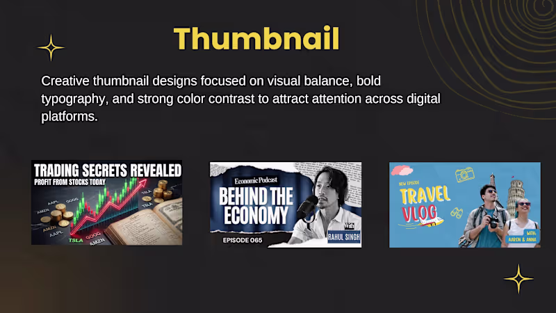 Cover image for I create engaging thumbnail designs