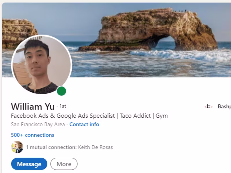Cover image for LinkedIn Profile