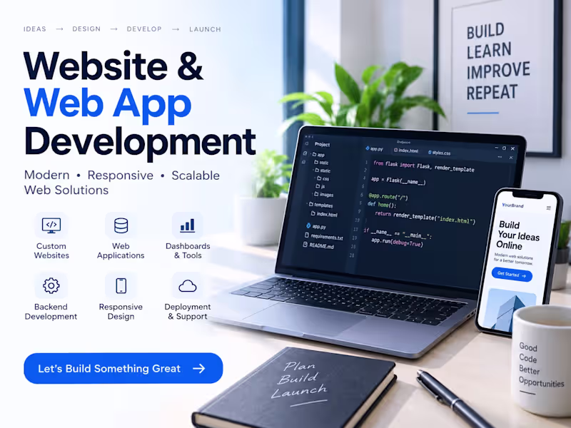 Cover image for Website & Web App Development